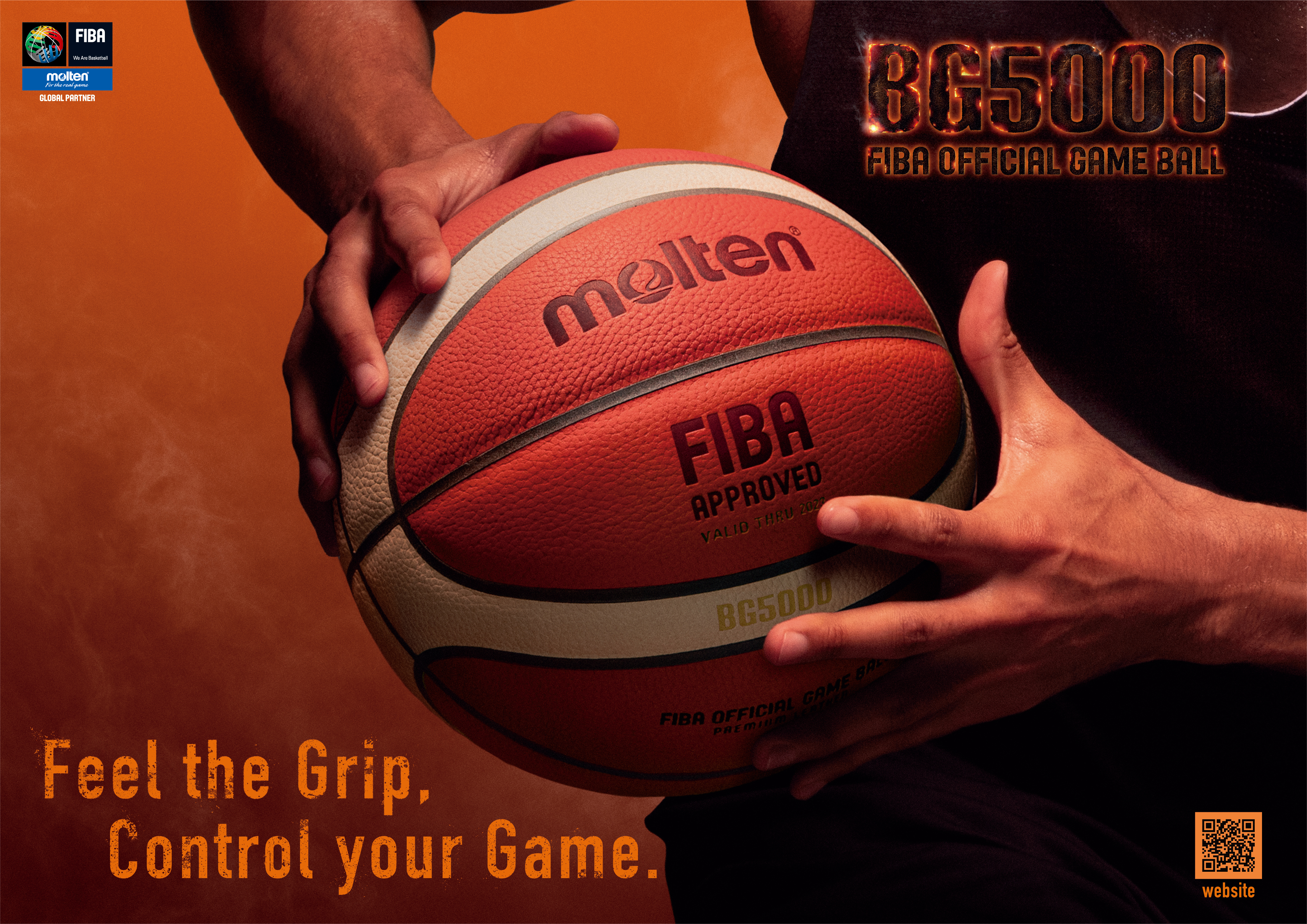 Molten Official FIBA Game Ball BG5000